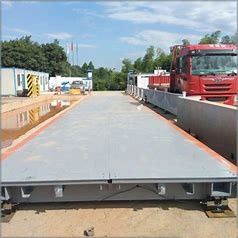 รถบรรทุกดิจิตอลอุตสาหกรรมขนาด 10-80 ตัน Weighbridge สําหรับการค้าโลจิสติกส์