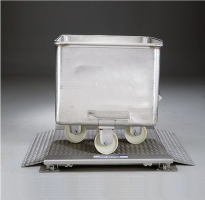 เครื่องชั่งน้ำหนักพื้นสแตนเลส 2888S-SS | 0.5 กก. | แพลตฟอร์มชั่งน้ำหนักสำหรับงานหนักขนาด 24x24 นิ้ว