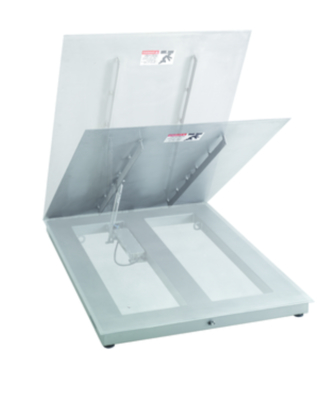 เครื่องชั่งน้ำหนักพื้นสแตนเลส PFA579lift-D1500A เพื่อการทำความสะอาดและบำรุงรักษาที่มีประสิทธิภาพ