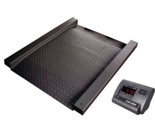 งานหนัก Digital Floor Scale อุตสาหกรรม ลดโปรไฟล์ Pallet Scale เหล็กคาร์บอน Q235B สร้าง